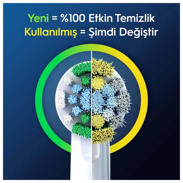 Oral-B Pro Precision Clean X-Filament Şarjlı Diş Fırçası Yedek Başlığı 4 Adet - 5