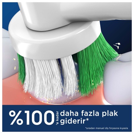 Oral-B Pro Precision Clean X-Filament Şarjlı Diş Fırçası Yedek Başlığı 4 Adet - 3
