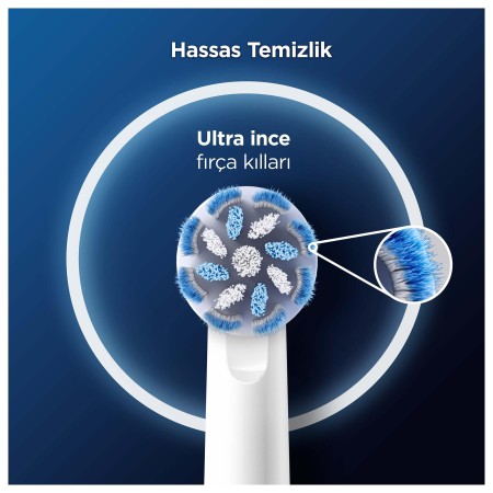 Oral-B Pro Sensitive Clean 6'lı Diş Fırçası Yedek Başlığı EB60 - 4