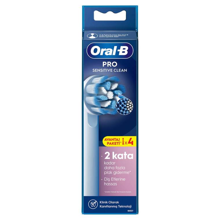 Oral-B Pro Sensitive Clean X-Filament Şarjlı Diş Fırçası Yedek Başlığı 4 Adet - 2