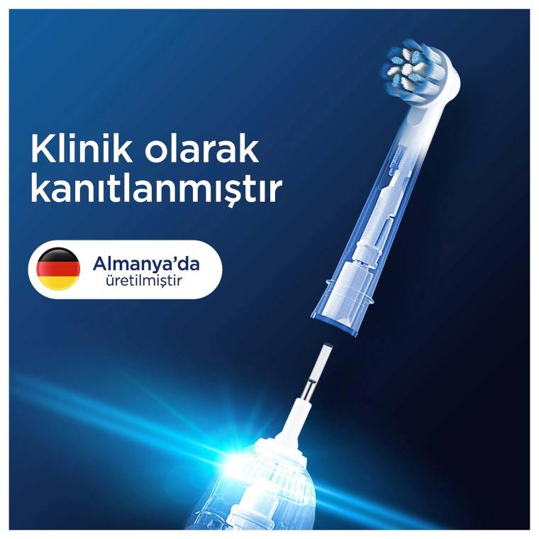 Oral-B Pro Sensitive Clean X-Filament Şarjlı Diş Fırçası Yedek Başlığı 4 Adet - 8