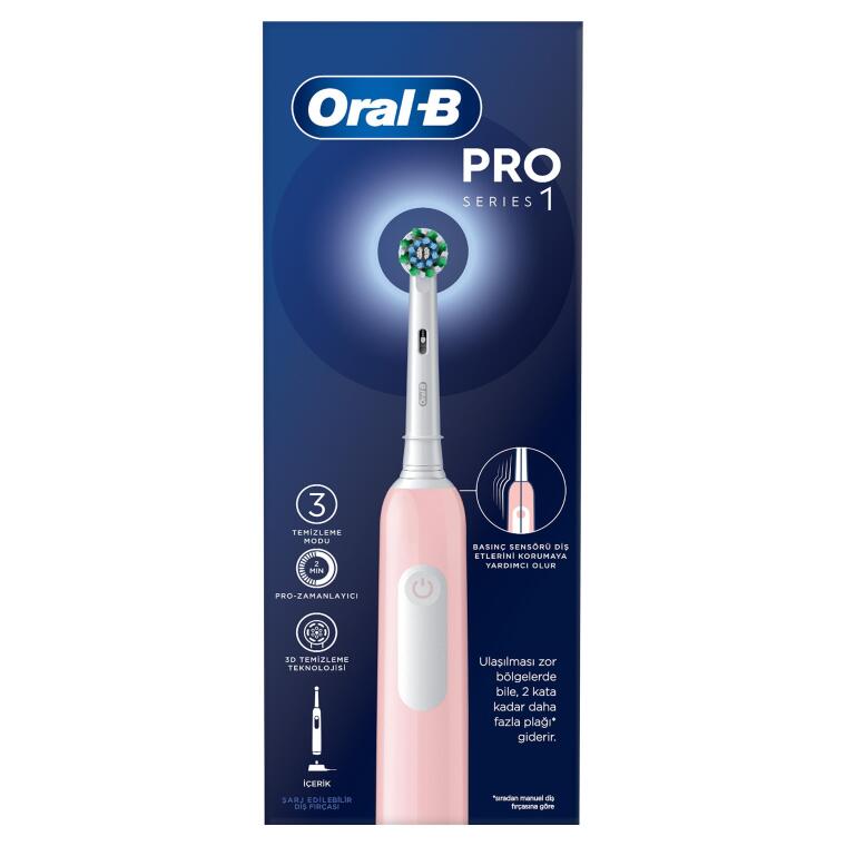 Oral-B Pro Series 1 Şarjlı Diş Fırçası - Pembe - 1