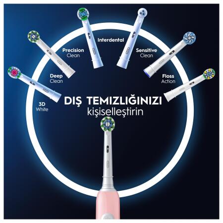 Oral-B Pro Series 1 Şarjlı Diş Fırçası - Pembe - 5
