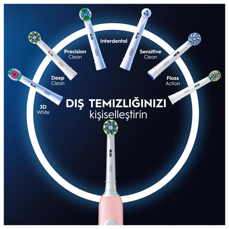 Oral-B Pro Series 1 Şarjlı Diş Fırçası - Pembe - 5