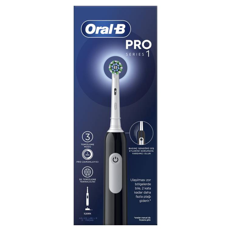 Oral-B Pro Series 1 Şarjlı Diş Fırçası - Siyah - 8
