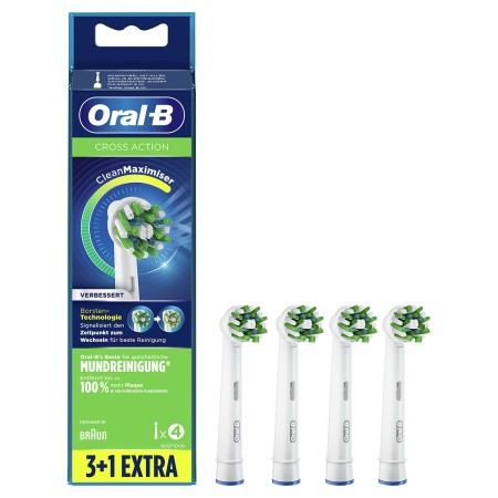 Oral-B - Oral-B Cross Action Clean Maximizer 3+1 Diş Fırçası Yedek Başlığı EB50