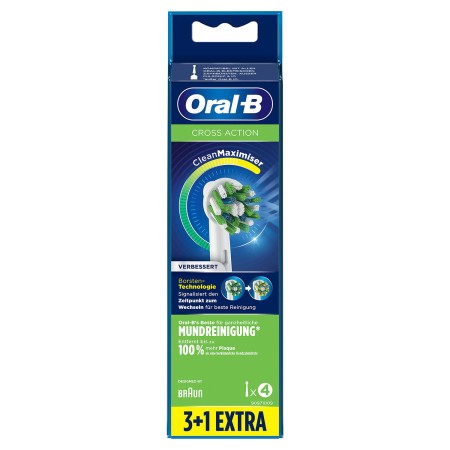 Oral-B Cross Action Clean Maximizer 3+1 Diş Fırçası Yedek Başlığı EB50 - Thumbnail