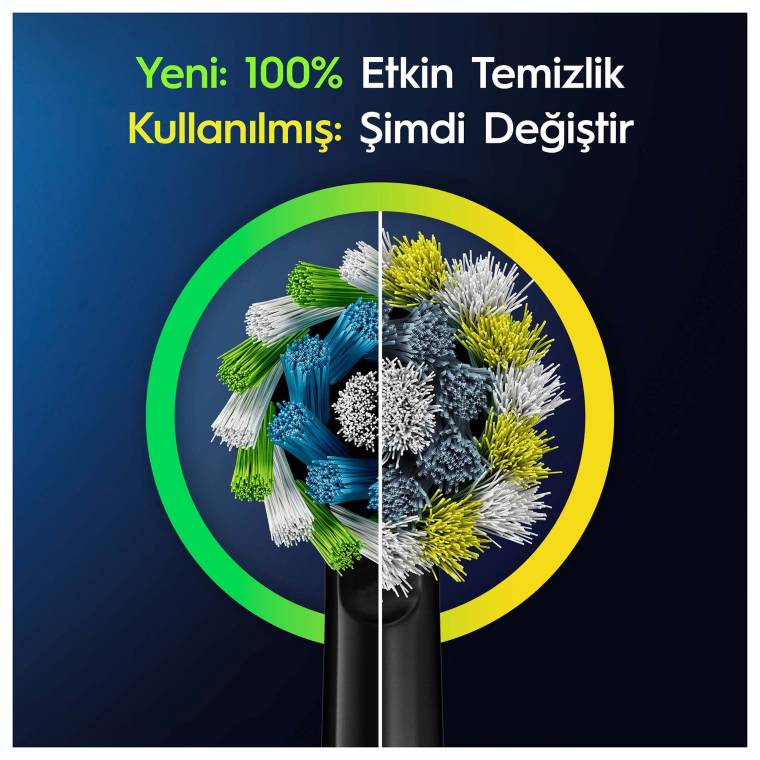 Oral-B Pro 3 3900 Siyah Beyaz 2'li Şarj Edilebilir Diş Fırçası Seti - 4