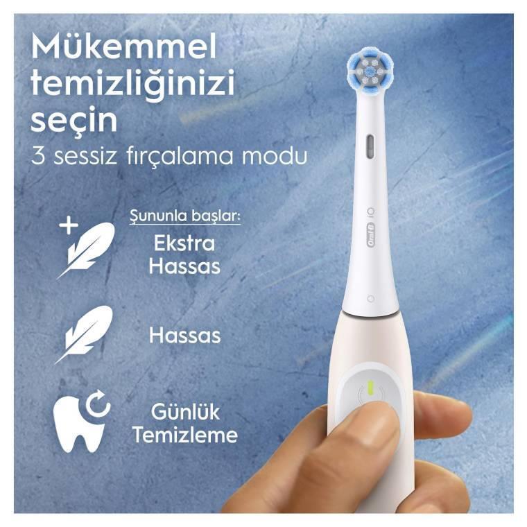 Oral-B iO2 Pembe Şarjlı/Elektrikli Diş Fırçası, 1 Fırça Başlığı, Tek Şarjda 4 Haftayaa Varan Kullanım - 8