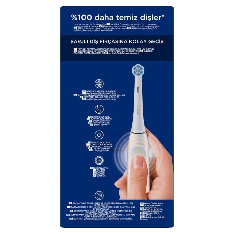 Oral-B iO2 Pembe Şarjlı/Elektrikli Diş Fırçası, 1 Fırça Başlığı, Tek Şarjda 4 Haftayaa Varan Kullanım - 10