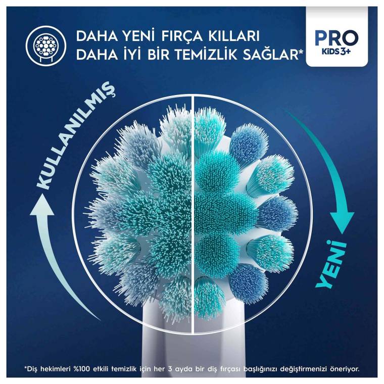 Oral-B Vitality Pro Frozen Özel Seri Çocuklar İçin Şarj Edilebilir Diş Fırçası - 7
