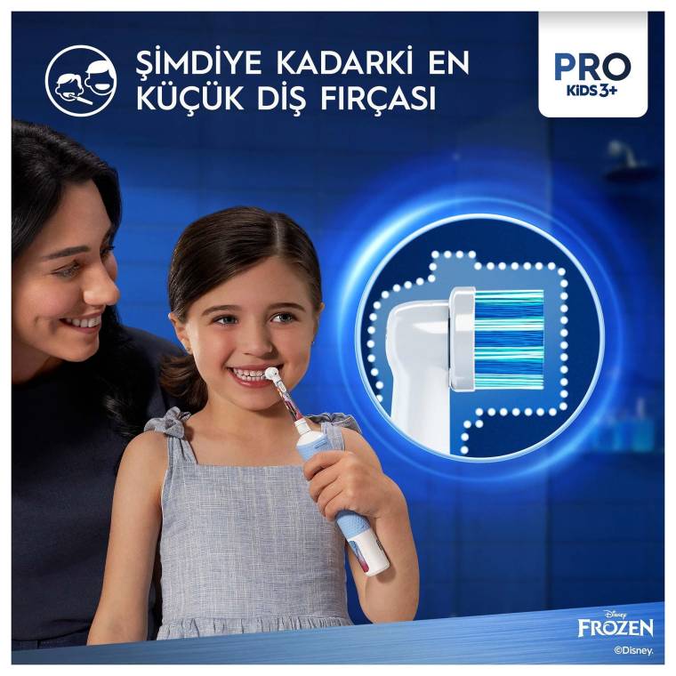 Oral-B Vitality Pro Frozen Özel Seri Çocuklar İçin Şarj Edilebilir Diş Fırçası - 6