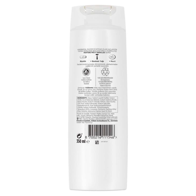 Pantene Hydra Glow Nemlendirici Şampuan 350 ml - 8