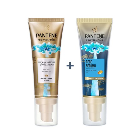 Pantene - Pantene Pro-V Miracles Hydra Glow Gündüz + Gece Serum Paketi 70 ml