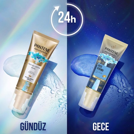 Pantene Pro-V Miracles Hydra Glow Gündüz + Gece Serum Paketi 70 ml - 2