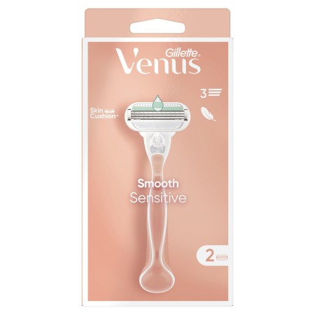 Venus Smooth Sensitive Tıraş Makinesi + 2 Adet Yedek Başlık - Thumbnail