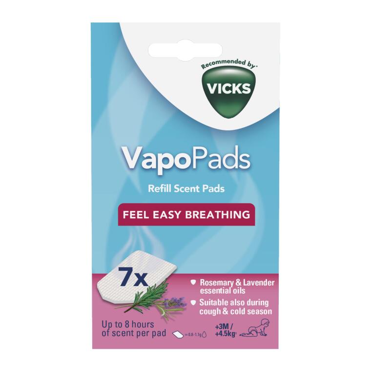Vicks VBR7 VapoPads Biberiye & Lavanta Aromalı Koku Tableti - 1