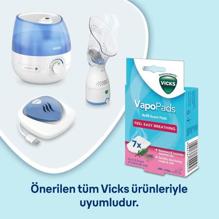 Vicks VBR7 VapoPads Biberiye & Lavanta Aromalı Koku Tableti - 4